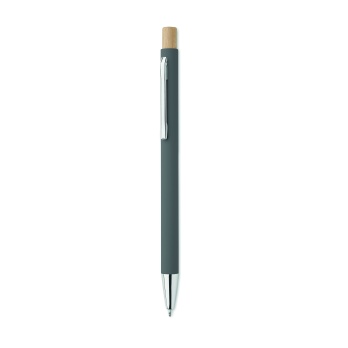 Bergamo Stone Grey – długopis aluminiowy z drewnem