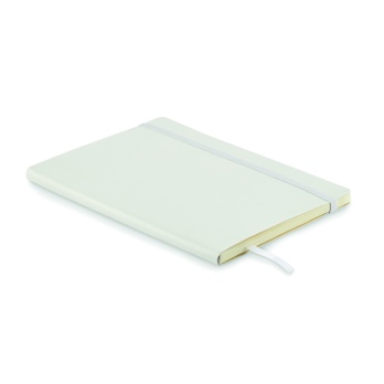 Breta Bianco – biały notes A5 PU z recyklingu 160 str