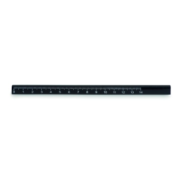 Czarny ołówek stolarski z podziałką 14 cm