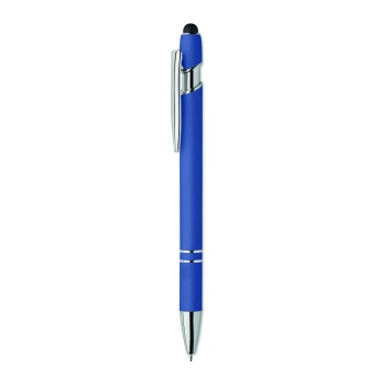 Długopis touch pen Siparo, niebieski, z recyklingu