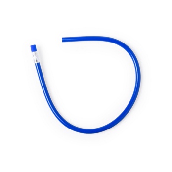 Giętki ołówek PVC 32 cm – granatowy z logo