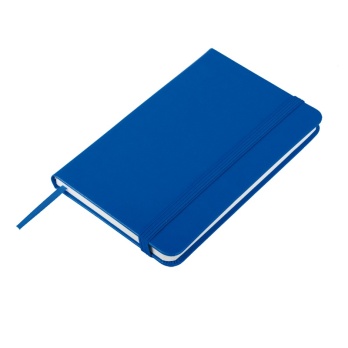 Niebieski notes Zamora 9×14 cm – twarda okładka PU