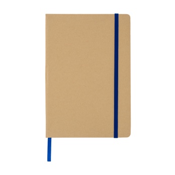 Notatnik Simply karton 145×210 z niebieską gumką
