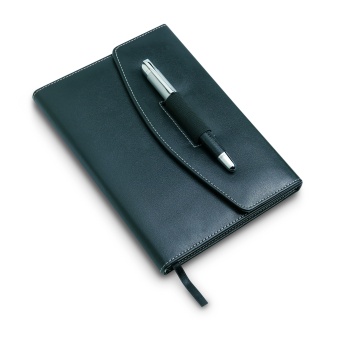 Notes A5 twarda oprawa + długopis w kieszeni