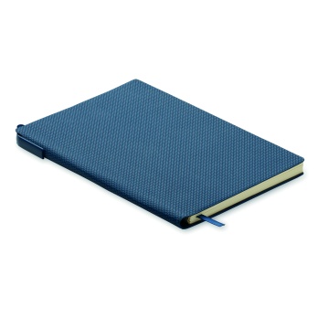 Notes A5 PU granatowy z recyklingu + długopis
