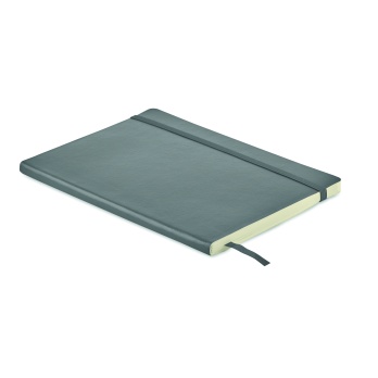 Notes A5 PU z recyklingu kamienny szary Breta 160 str