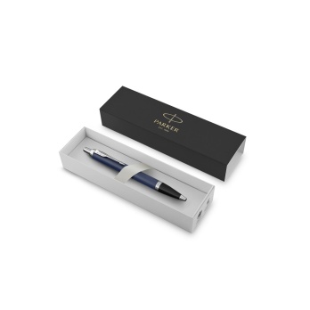 Parker IM granatowy metalowy długopis z opcją graweru