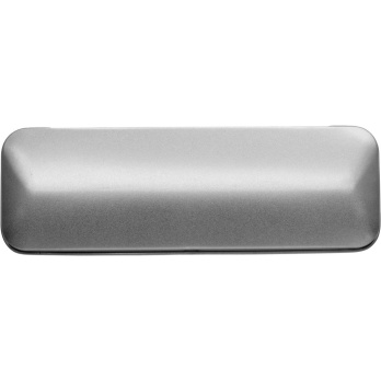 Srebrny zestaw aluminium: długopis i ołówek w etui