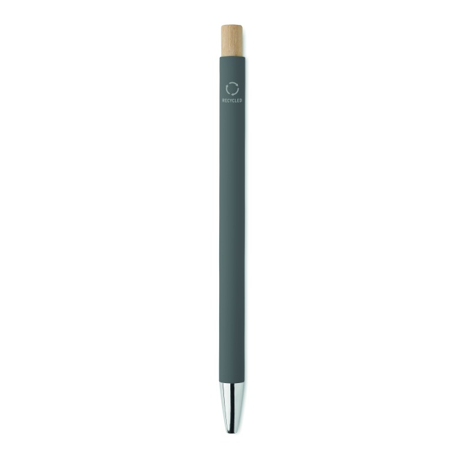 Bergamo Stone Grey – długopis aluminiowy z drewnem
