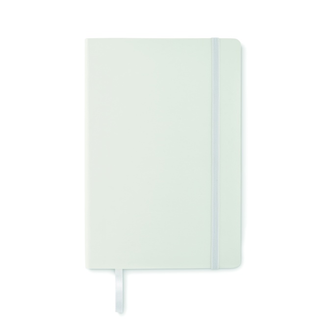 Breta Bianco – biały notes A5 PU z recyklingu 160 str