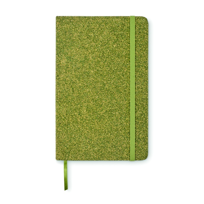 Chippewa notes A5 zielony z fusów herbacianych