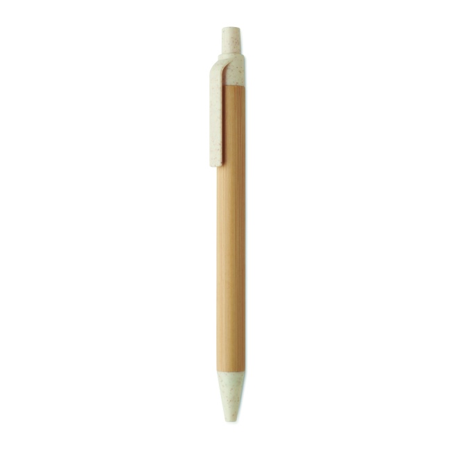 Długopis bambusowy Itea Colour beżowy FSC z logo