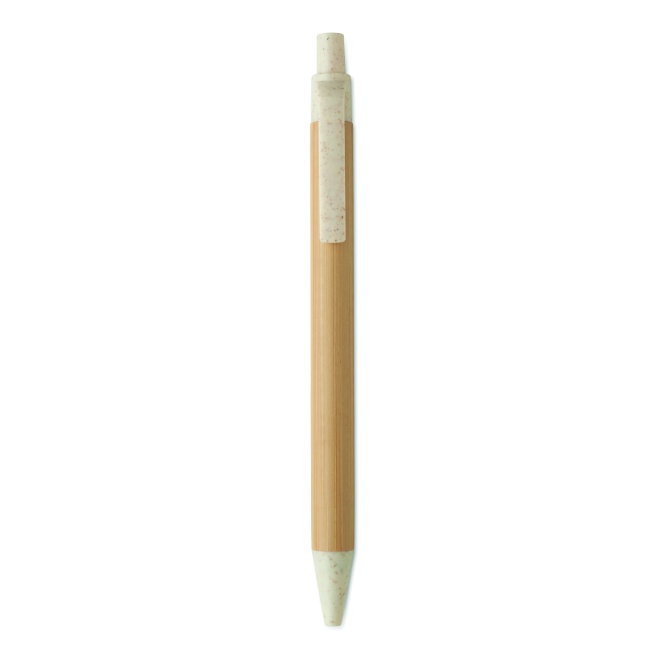 Długopis bambusowy Itea Colour beżowy FSC z logo