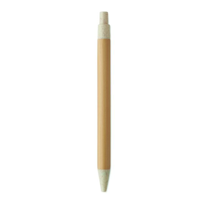 Długopis bambusowy Itea Colour beżowy FSC z logo