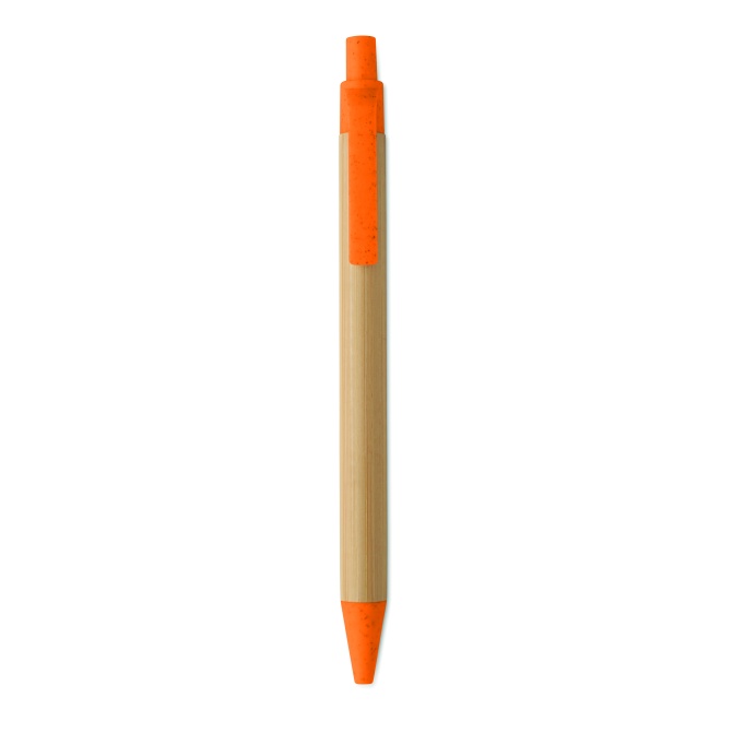 Długopis bambusowy Orange Itea z logo FSC