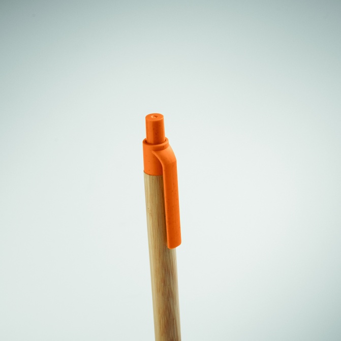 Długopis bambusowy Orange Itea z logo FSC