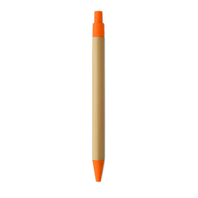Długopis bambusowy Orange Itea z logo FSC