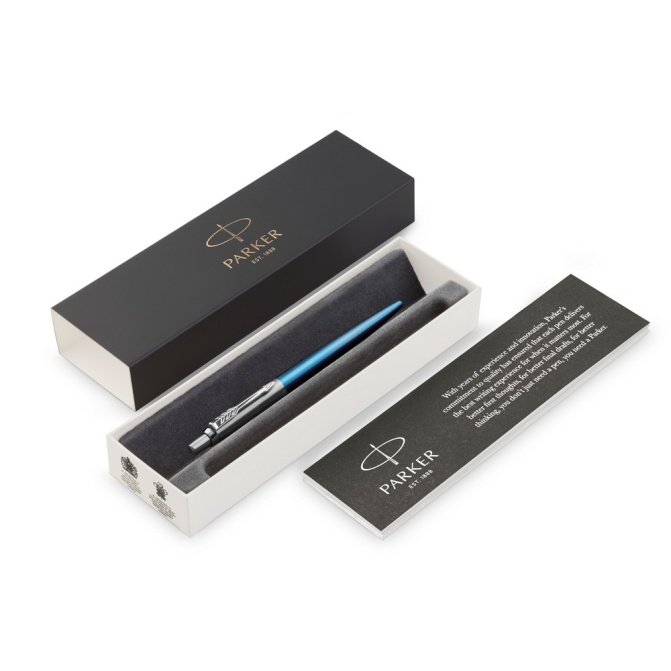 Błękitny Parker Jotter Core – długopis metalowy