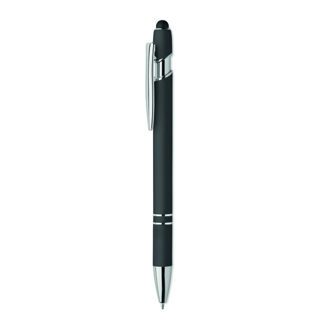 Długopis Siparo czarny, aluminium z recyklingu + rysik
