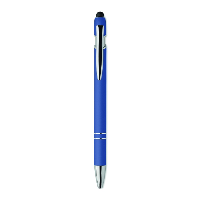 Długopis touch pen Siparo, niebieski, z recyklingu