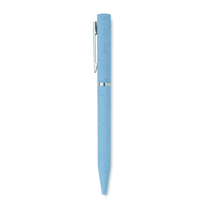 Maipen eko długopis baby blue ze słomy pszenicznej