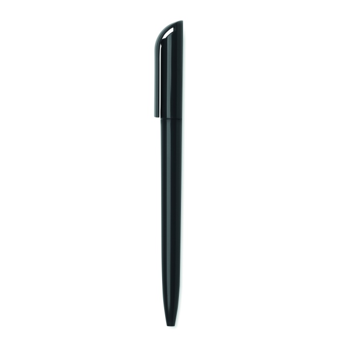 Notatnik A5 PU + długopis, czarny/granatowy, 160 stron