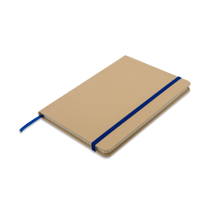 Notatnik Simply karton 145×210 z niebieską gumką