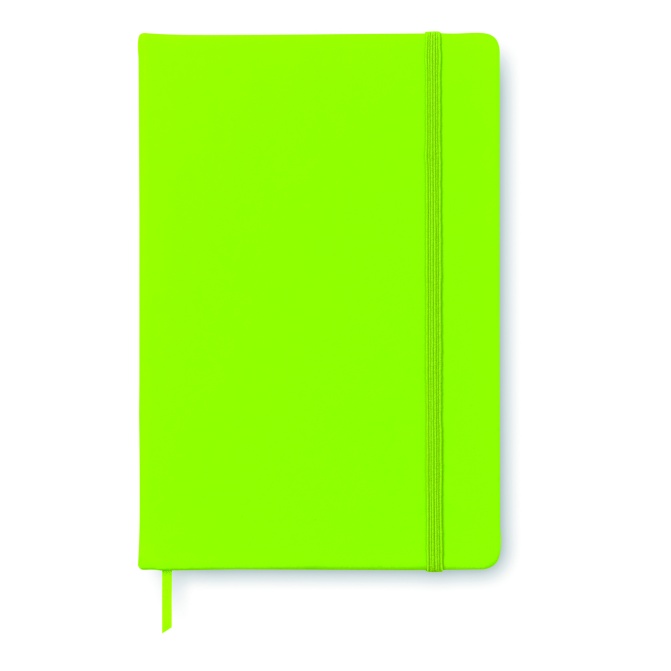 Notes A5 Arconot Lined neon limonka, 192 strony FSC