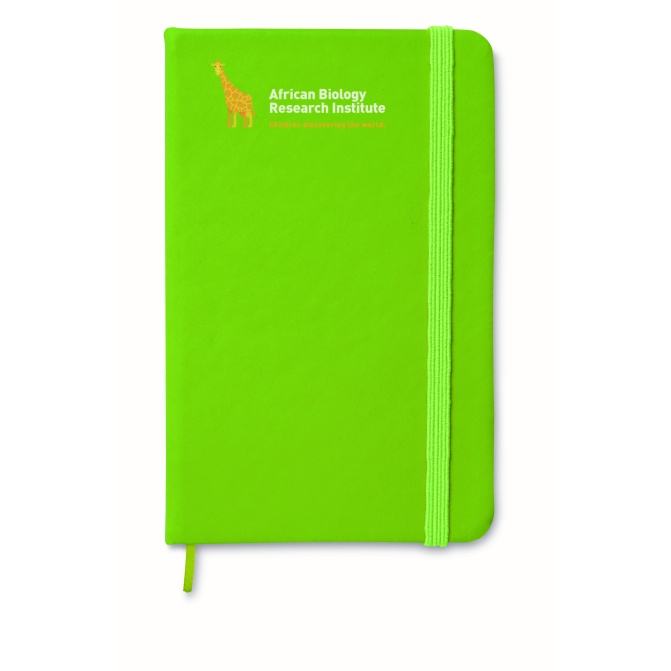 Notes A5 Arconot Lined neon limonka, 192 strony FSC