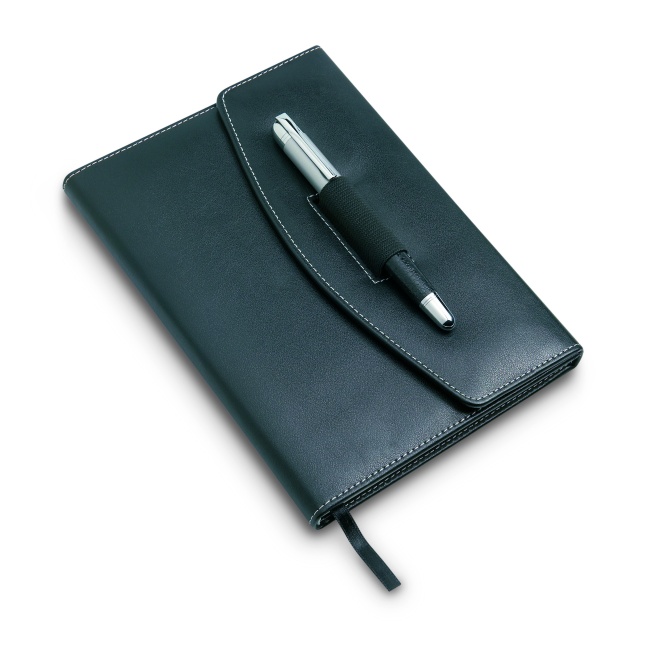 Notes A5 twarda oprawa + długopis w kieszeni