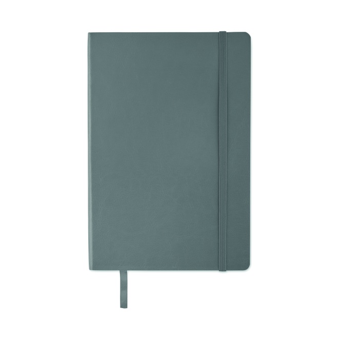 Notes A5 PU z recyklingu kamienny szary Breta 160 str