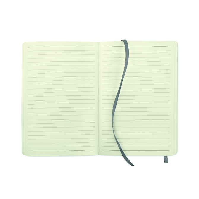 Notes A5 PU z recyklingu kamienny szary Breta 160 str