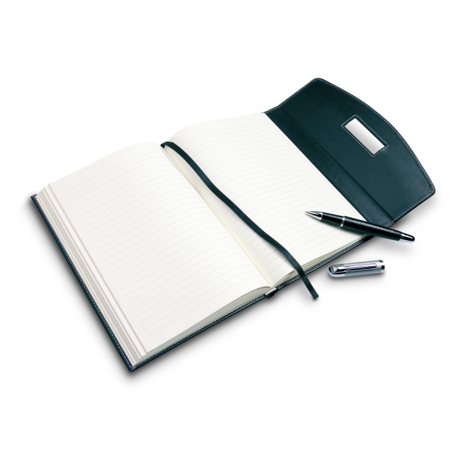 Notes A5 twarda oprawa + długopis w kieszeni