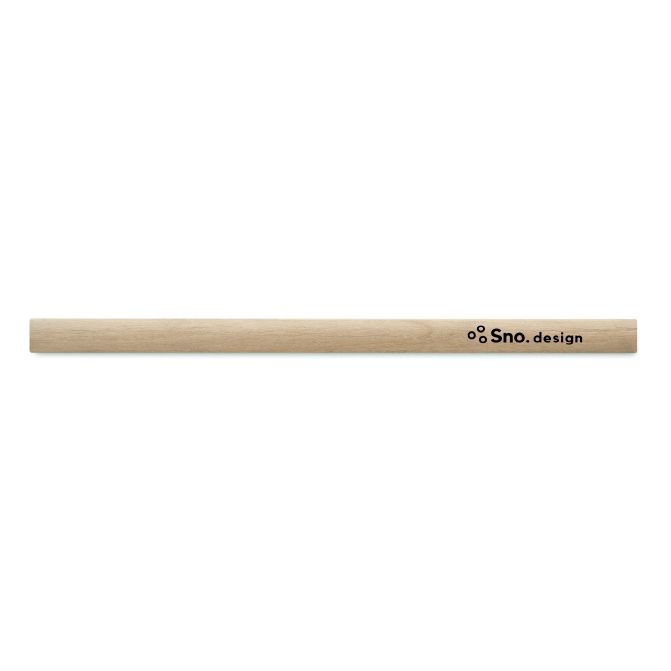 Ołówek stolarski z linijką 14 cm Maderos, drewno