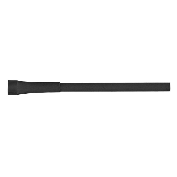 Papierowy długopis czarny z logo Brittany