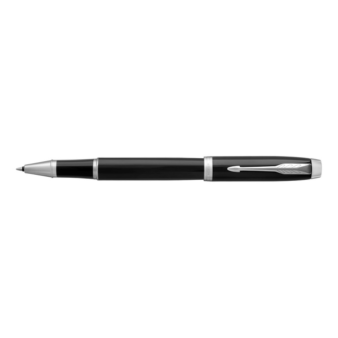 Parker IM czarny metalowy długopis z grawerem logo