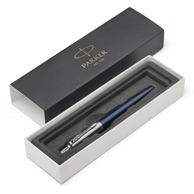 Parker Jotter Core niebieski – metal, grawer logo