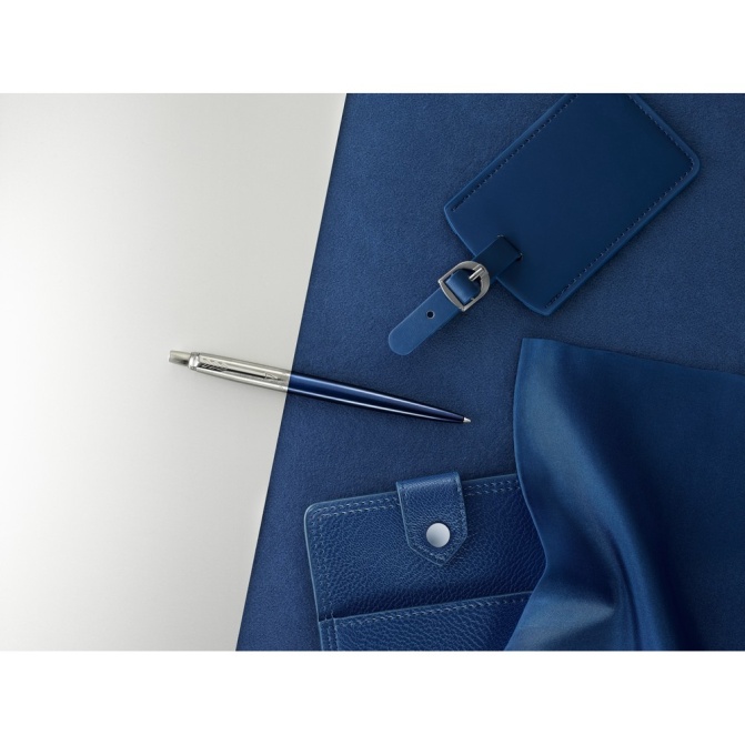 Parker Jotter Core niebieski – metal, grawer logo