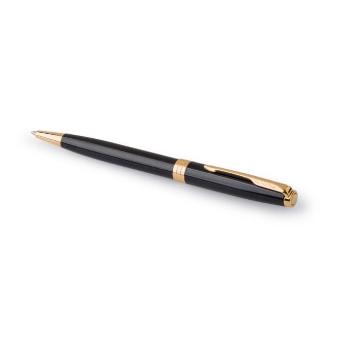 Parker Sonnet czarny – długopis metalowy z grawerem