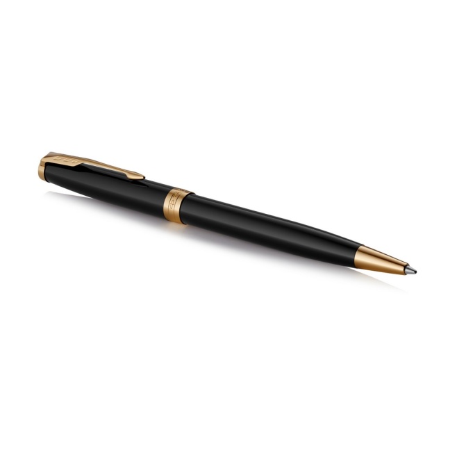 Parker Sonnet czarny – długopis metalowy z grawerem