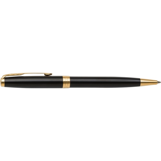 Parker Sonnet czarny – długopis metalowy z grawerem