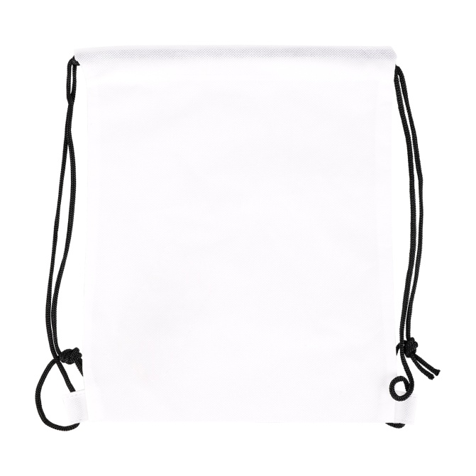 Plecak non woven z 4 kredkami Crayonme, biały