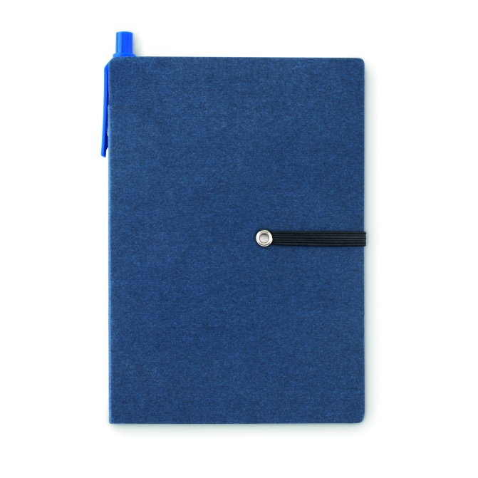 Reconote granatowy FSC – notes 140 str. + eko długopis