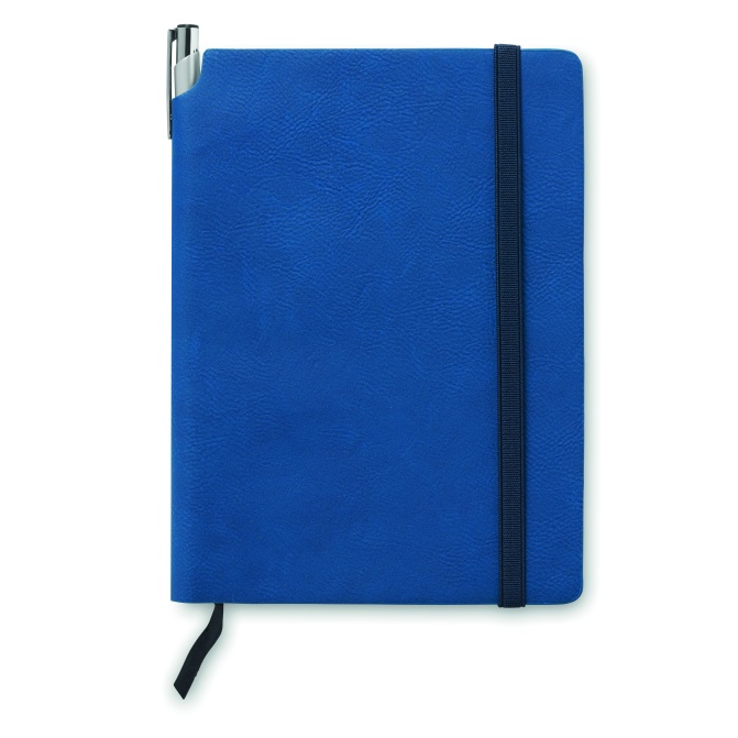 Softnote A5 niebieski – miękka okładka PU, 160 stron