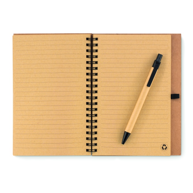 Sonora Pluscork – korkowy notes 140 str + eko długopis