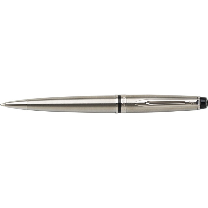 Waterman Expert Silver – stalowy długopis z grawerem