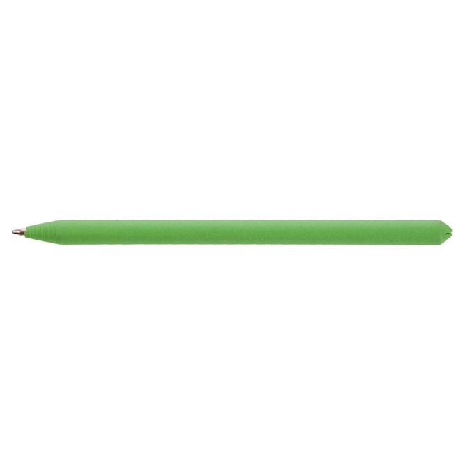 Zielony długopis papierowy Debra z logo